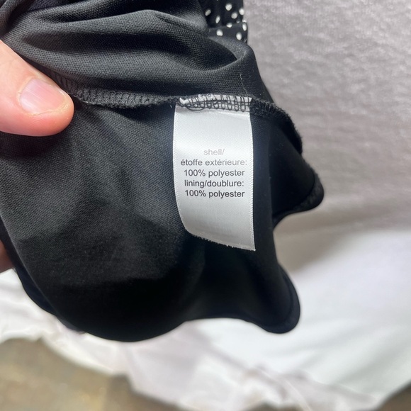 Maurices polka Dot Dress Womens 1 Plus Size Stretch Cute Flowy Summer 1885 - Picture 4 of 8